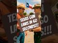 Texas Gun Laws in 60 Seconds!