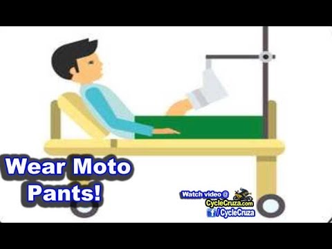 Wear Motorcycle Pants to Avoid MESSED UP LEGS Video