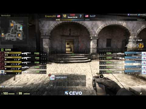 3sUP vs EnemyGG Game 2 (CEVO-P CS:GO Season 8) - Misled & LATORR