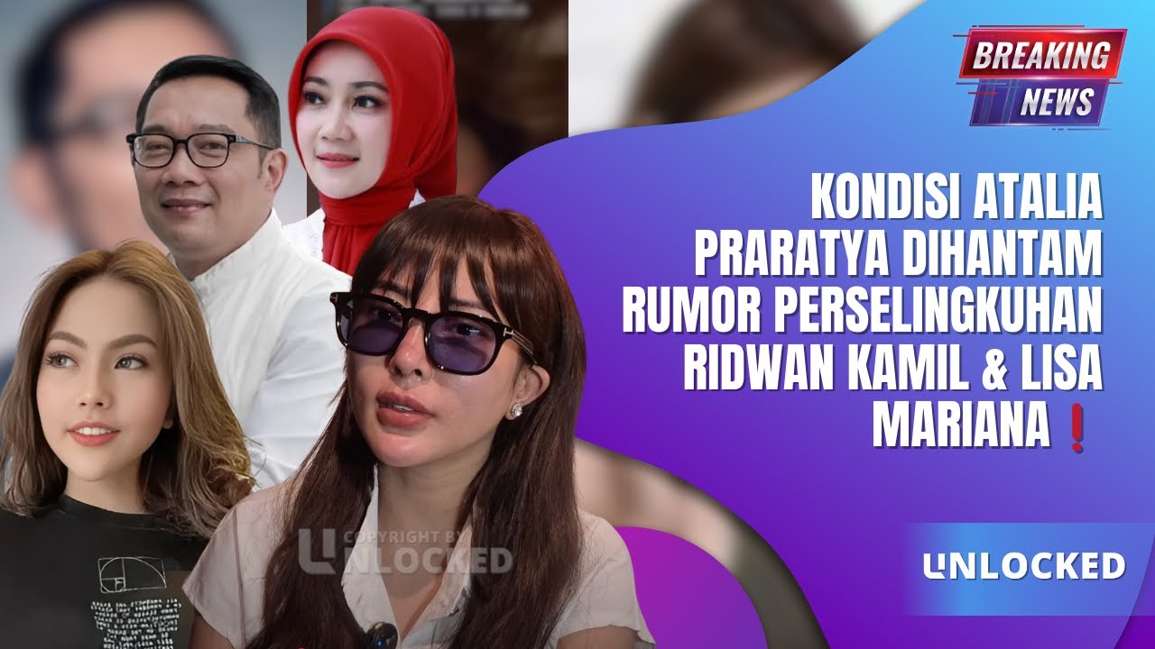Kontroversi Isu Perselingkuhan Mengguncang Ridwan Kamil dan Atalia Praratya