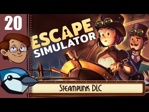Let's Play Escape Simulator Co-op Part 20 - Steampunk DLC