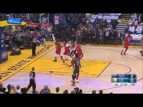 Anthony Davis vs Kevin Durant Full Highlights in Golden State - April 7, 2018