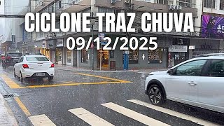 CICLONE traz muita CHUVA para Santa Catarina 09/12/2025