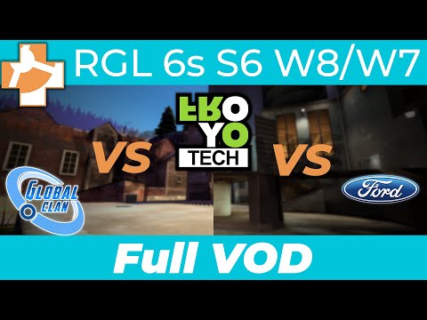 froyotech vs GlobalClan Ice AND Ford Gaming - RGL 6s S6 W8/W7 - Full VOD