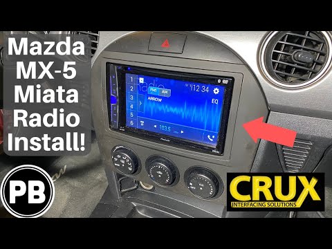 2006 - 2015 Mazda MX-5 Miata Radio Install | Pioneer AVH-210EX