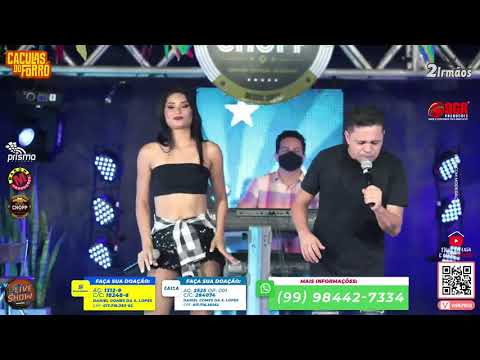 Caçulas Do Forró Ao Vivo Na Live - Música Mayara