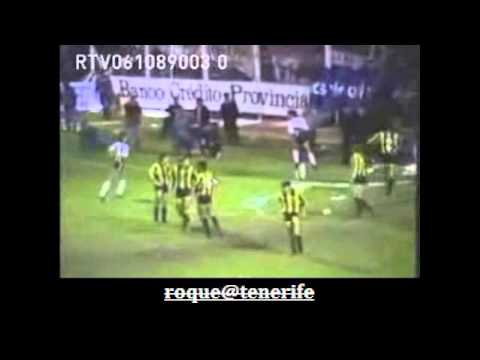 FÚTBOL:ESTUDIANTES DE LA PLATA 3 Vrs PEÑAROL 0-SUPERCOPA SUDAMERIANA AÑO 1989