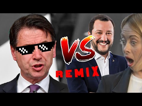 CONTE dissa SALVINI e MELONI - REMIX