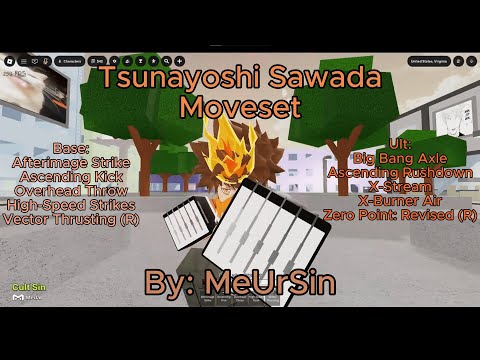 Tsunayoshi Sawada Moveset | Jujutsu Shenanigans