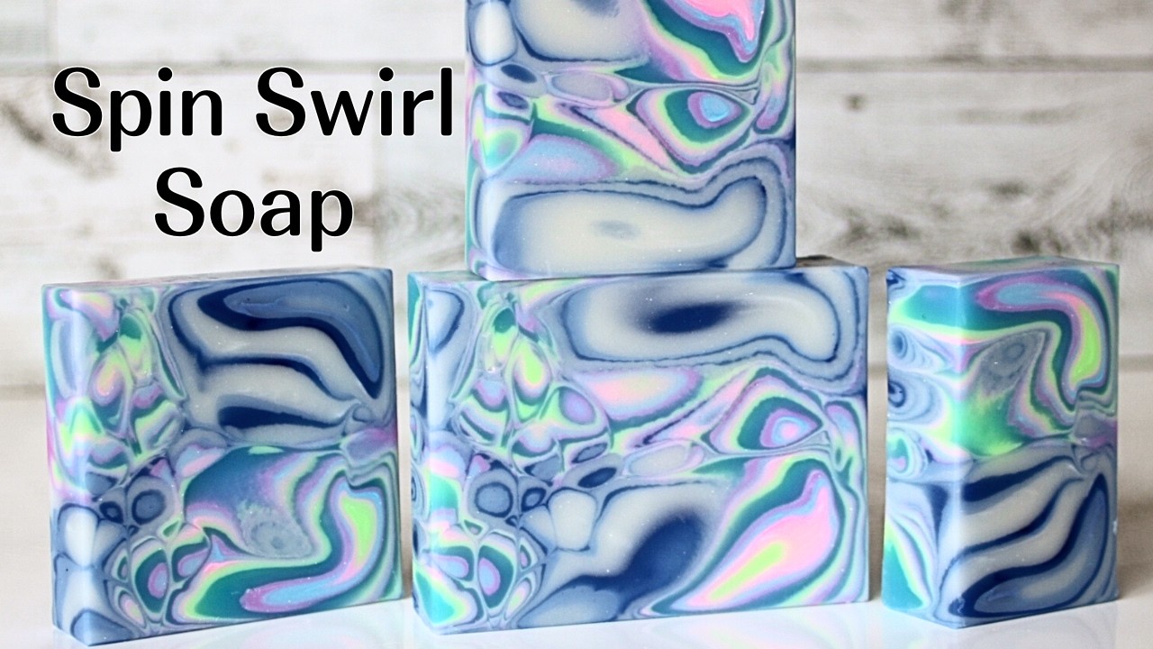 Spin swirl and pull-through Soap Making - Soap Challenge Club