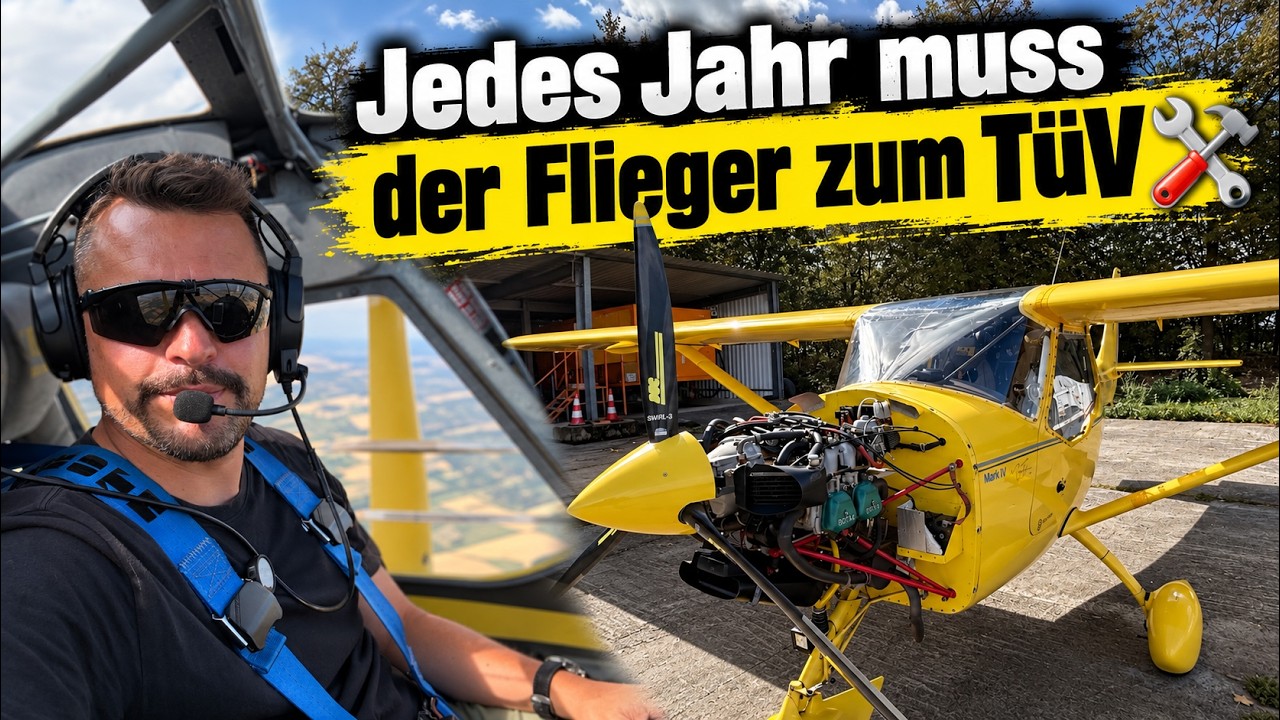 Jedes Flugzeug muss dahin! Jahresnachprüfung!