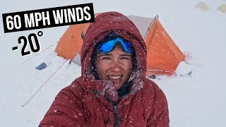 Surviving a SEVERE STORM in a Tent in Antarctica | 60mph Wind