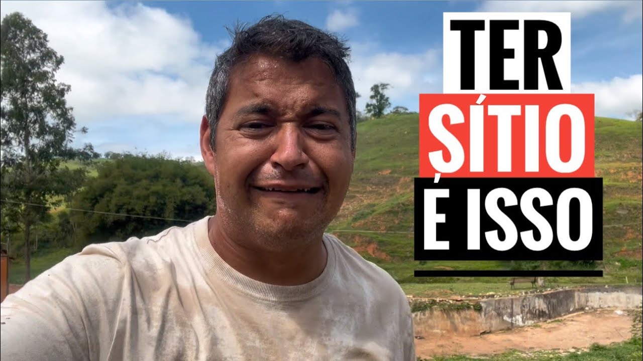 ACHEI QUE O DOMINGO IA SER TRANQUILO NO SÍTIO