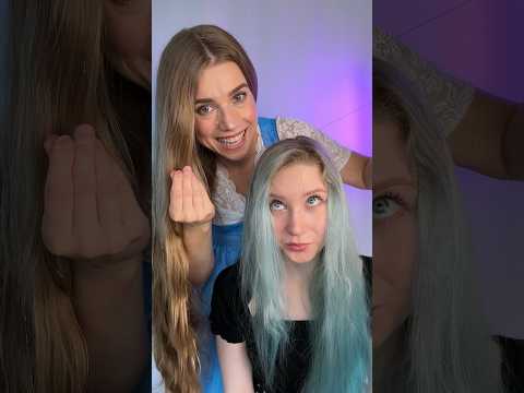 Mit welcher Freundin wollt ihr das machen? 👯‍♀️ Lametta in den Haaren ist so cool ✨