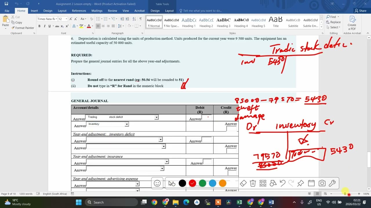2026| FAC1502| Assignment 2| Question 6| part 1 of 6