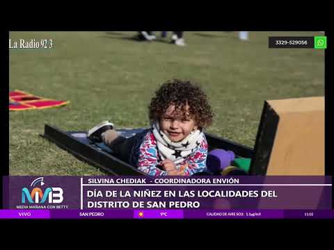 Festejos por el dia de la niñez en las localidades