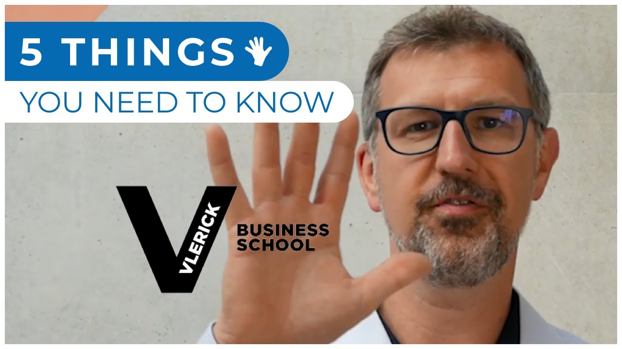 5 things you need to know about the Vlerick Business School MBA