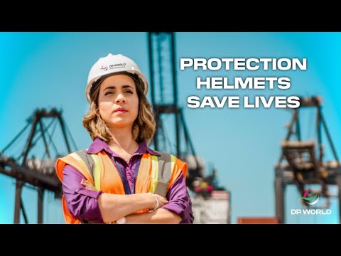Protection helmet really saves lives! At DP World we take this very seriously.