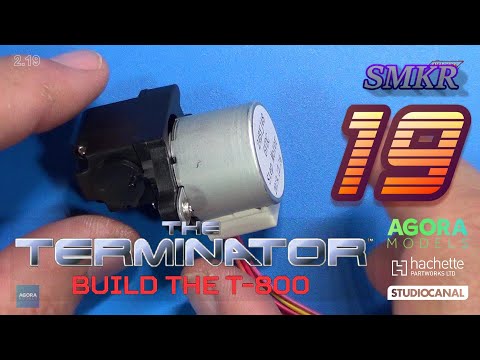 Agora Models Build the T-800 Terminator Pack 2 Stage 19 - Assemble the Head Motor