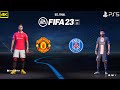 FIFA 23 - Manchester United Vs PSG | UEFA Champions League | PS5 Gameplay [ 4K 60FPS ] Next Gen