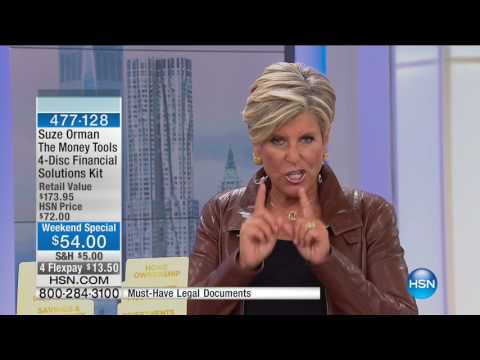 HSN | Suze Orman Financial Freedom Hour 09.11.2016 - 01 PM