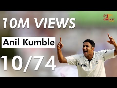 Anil Kumble Historical 10 wickets Haul 10/74 Against Pakistan 🔥  | Ind vs Pak 2nd Test 1999 at Delhi