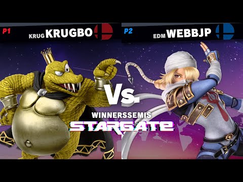Stargate #10 | WebbJP (Sheik) vs Krugbo (King K. Rool) Winners Semis