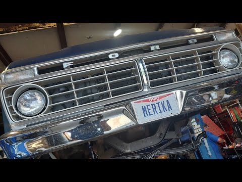 AutoFab 5" Lift Kit install on a GREAT 1974 Ford F100!