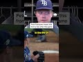 Rays Reliever Pete Fairbanks heard some words from a fan following their loss Monday #shorts