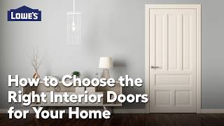 How to Choose the Right Interior Door: Video Guide