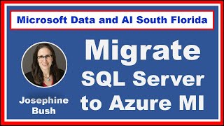 Download the video "Migrate #SQLServer to #Azure #ManagedInstance Without Getting a Migraine by Josephine Bush #DataAISF"