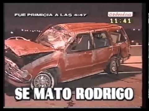 Rodrigo Bueno, accidente fatal en la Autopista.