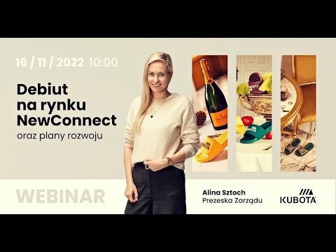 Debiut spółki Kubota na rynku NewConnect oraz plany rozwoju [Webinar z prezeską zarządu]