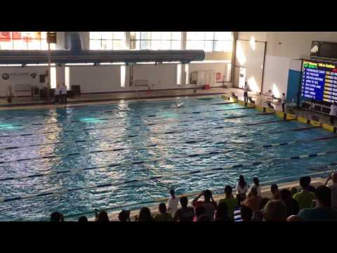 100m BF Woman Final  2016 Finswimming World hampionships in Greece