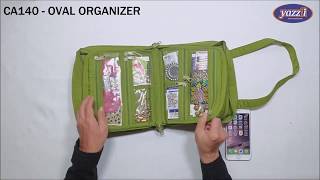 CA140 Oval Craft Organizer | Yazzii Craft Bags