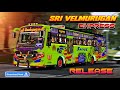 NEW SRI SELVAMURUGAN TN PVT BUS BS6 ️ LIVERY RELEASED FOR BUSSID RELEASED DOWNLOAD