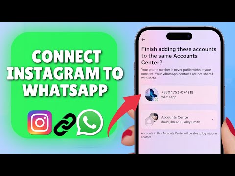 How to connect instagram to whatsapp | Exact Way!