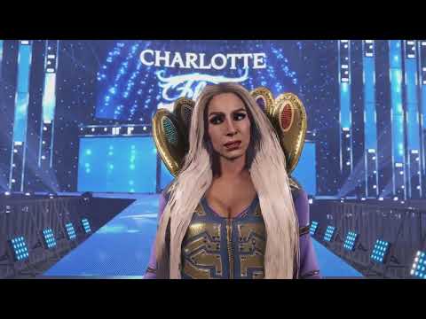 WWE 2K22 Angel Vs Charlotte Vs Mandy Womans IC Championship Match