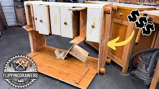 You won’t believe it’s the same cupboard! Old furniture, re-designed