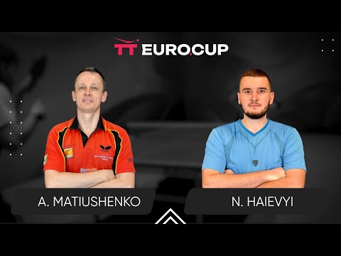 20:05 Andrii Matiushenko - Nazarii Haievyi 13.04.2025 TT Euro.Cup Ukraine Master. TABLE 3