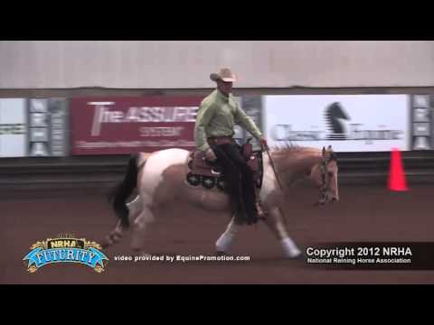 Painted By Hollywood ridden by Garth Hystad - 2012 NRHA Futurity