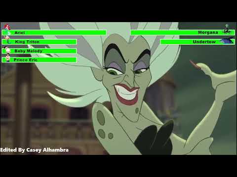 The Little Mermaid II: Return to the Sea (2000) Opening Scene with healthbars