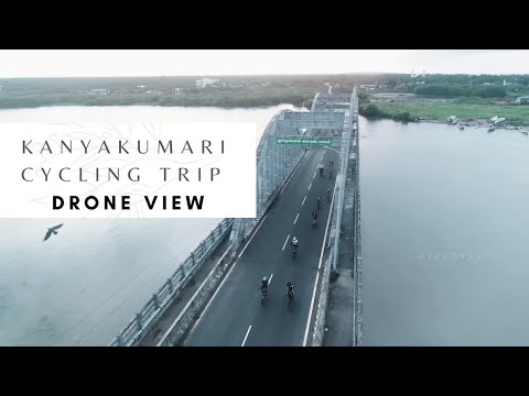 Kanyakumari Coastal Cycling Trip | Drone View