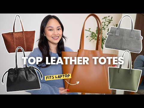 Best Mid Range Luxury Leather Tote Bags for Work & Travel