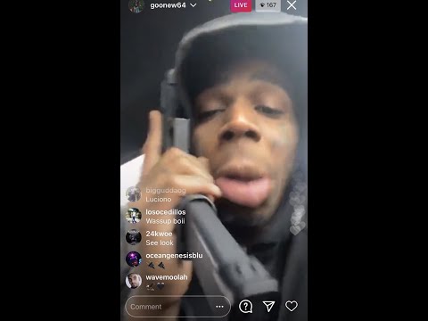 Goonew and Lil Dude turnt on IG LIVE