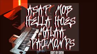 asap mob ft  malaa   hella hoes diamonds remix V1