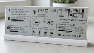 Assembling EPaper Dashboard Waveshare 10.85''