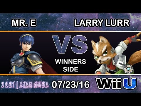 2GGT: KTAR Saga - SS | Mr. E (Marth) Vs. eLevate | Larry Lurr (Fox) Winners Side - Smash Wii U
