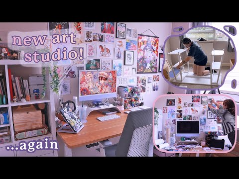 Ich richte mein neues Kunststudio ein! ✨ Studio-Vlog