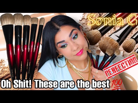 SONIA G. Fusion Series Brush Set | FULL REVIEW & COMPARISONS demo sonia g brushes